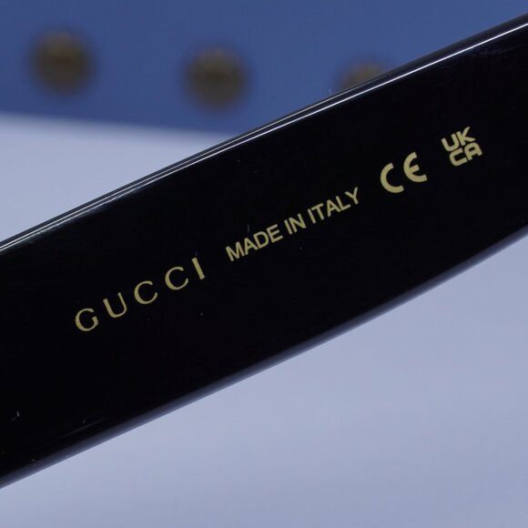 Gucci GG1794S 003 Square Sunglasses - Transparent Orange/Black/Blue main image 3